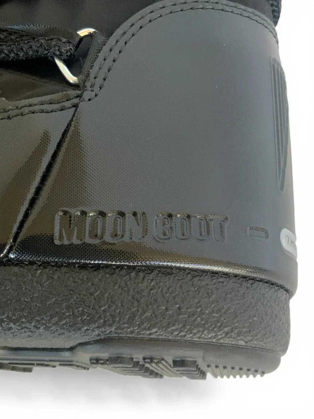 Moon Boots Black Icon Glance Kids Space Lunar Landing Size US 7c/9.5c New No Box